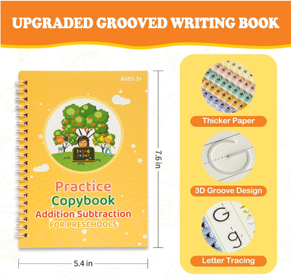 Magic Grooved Handwriting Practice Books