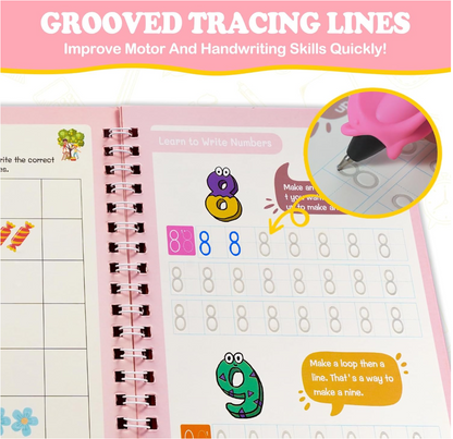 Magic Grooved Handwriting Practice Books